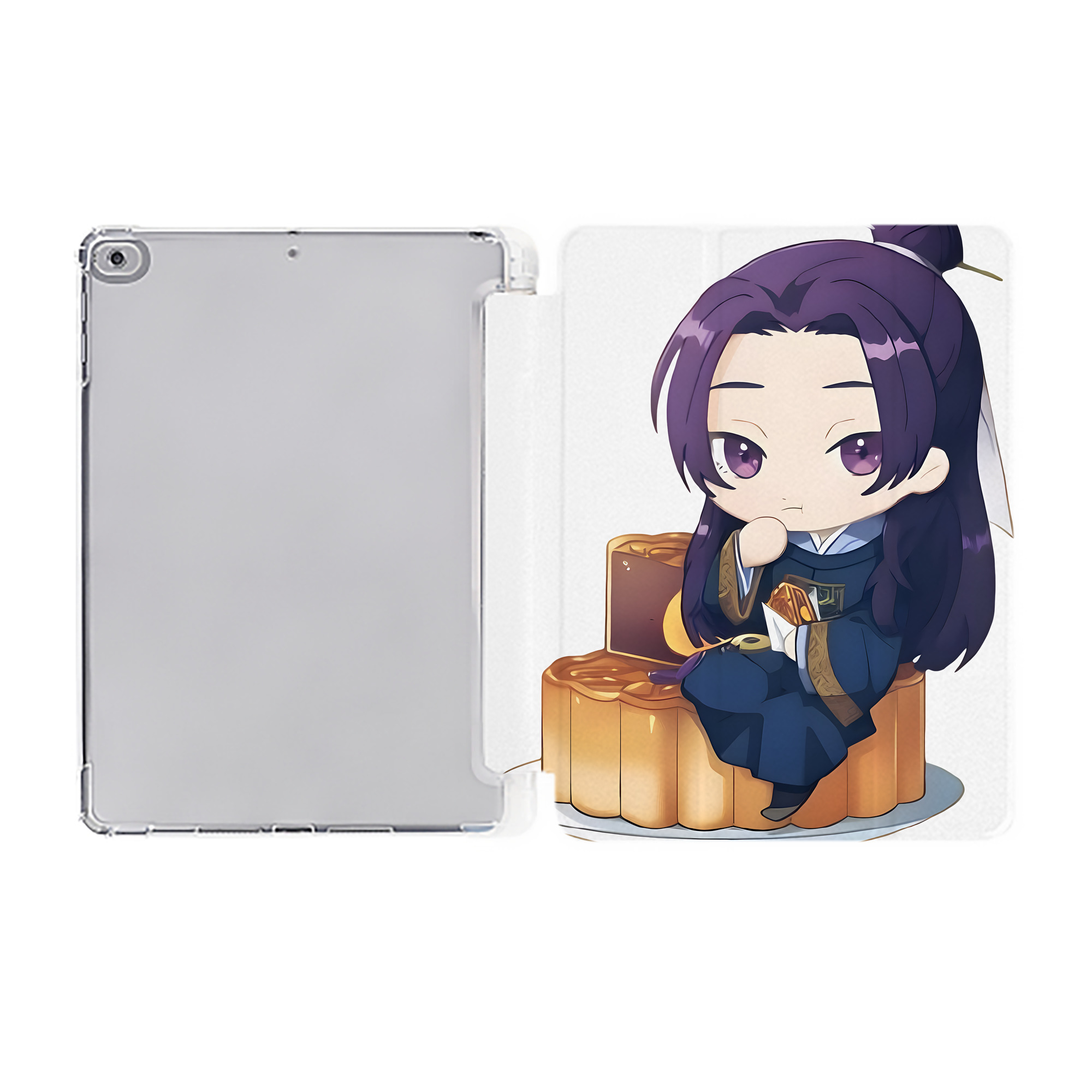 （画像用） 薬屋のひとりごと The Apothecary Diaries IPad ケース ペン収納付き 三つ折りスタンド PUレザー×シリコン 対応機種9.5/10.5/10.9インチ